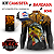 KIT BLACK FRIDAY CAMISETA + BANDANA + BONÉ KING BRASIL COM PROTEÇÃO UV 50+ (KFF10N) - Imagem 1
