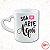 Caneca Alça de Coração - Imagem 1