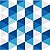 Adesivo de Azulejo Geometrico Azul 20x20 cm (25 unidades) - Imagem 1