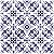 Adesivo de Azulejo Italian Floral 20x20 cm (25 unidades) - Imagem 1