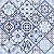 Adesivo de Azulejo Portugues Patchwork Azul 20x20 cm (25 unidades) - Imagem 1