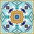 Adesivo de Azulejo Vibrante Moroccos 20x20 cm (25 unidades) - Imagem 1