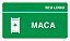 PLACA MACA - PIA 20 - PERSONALIZADA - Imagem 1