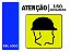 PLACA EPI CAPACETE - EPI 01 - PERSONALIZADA - Imagem 1