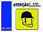 PLACA CAPACETE E  VISEIRA - EPI 01B - PERSONALIZADA - Imagem 1