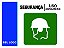 PLACA CAPACETE - SEG 01C - PERSONALIZADA - Imagem 1