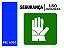 PLACA LUVA DE COURO - SEG 02 - PERSONALIZADA - Imagem 1