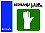 PLACA LUVA DE BORRACHA - SEG 02A - PERSONALIZADA - Imagem 1