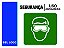 PLACA ÓCULOS DE SOLDA - SEG 06 - PERSONALIZADA - Imagem 1