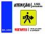 PLACA UTILIZE O CORREDOR DIR - PAT 17 - PERSONALIZADA - Imagem 1