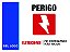 PLACA FIO ENERGIZADO - PER 17 - PERSONALIZADA - Imagem 1