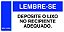 PLACA LIXO NO RECIPIENTE - PLB 08 - PERSONALIZADA - Imagem 1