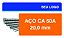 PLACA AÇO CA 50A - 20mm - PBA 07 - PERSONALIZADA - Imagem 1