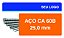 PLACA AÇO CA 60B 25mm - PBA 08 - PERSONALIZADA - Imagem 1