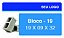 PLACA BLOCO 19 X 09 X 32 - PIB 01 - PERSONALIZADA - Imagem 1
