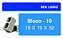 PLACA BLOCO 19 X 19 X 19 - PIB 04 - PERSONALIZADA - Imagem 1