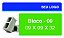 PLACA BLOCO 09 X 09 X 32 - PIB 08 - PERSONALIZADA - Imagem 1
