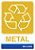 ADESIVO COLETA METAL - PCS 12 - PERSONALIZADO - Imagem 1