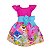 Vestido Temático Luxo Baby Tubarão Rosa - Imagem 1