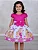 Vestido Temático Barbie Pink Luxinho - Fantasia Infantil para Menina - Imagem 1