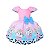 Vestido Temático Luxo Fazendinha Vaquinha Baby - Imagem 1