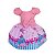 Vestido Temático Luxo Galinha Pintadinha Rosa - Imagem 1