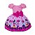 Vestido Temático Luxo Minnie Rosa - Imagem 1