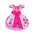 Vestido Temático Luxo Patrulha Canina Rosa Pérolas - Imagem 2