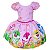 Vestido Temático Super Luxo Baby Tubarão Rosa - Imagem 1