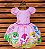 Vestido Temático Super Luxo Baby Tubarão Rosa - Imagem 5