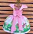 Vestido Temático Super Luxo Fazendinha Pérolas - Imagem 2