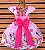 Vestido Temático Super Luxo Minnie Baby Arco-Íris - Imagem 2
