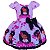 Vestido Temático Super Luxo Poderosa Chefinha Rosa - Imagem 1