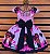 Vestido Temático Super Luxo Poderosa Chefinha Rosa - Imagem 2