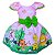 Vestido Temático Super Luxo Safari Rosa - Imagem 1
