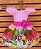 Vestido Temático Super Luxo Fazendinha Xadrez - Imagem 5