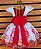 Vestido Temático Super Luxo Moranguinho Branco - Imagem 2