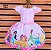 Vestido Temático Super Luxo Princesas Pérolas - Imagem 5