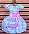 Vestido Temático Super Luxo Unicórnio Candy - Imagem 5