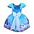 Vestido Temático Super Luxo Religioso Nossa Senhora Aparecida Azul - Imagem 2