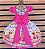 Vestido Festa Junina São João Quadrilha Caipira Xadrez Girassol - Imagem 2