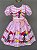Vestido Festa Junina São João Quadrilha Caipira Xadrez Rosa Laço Rosa - Imagem 5