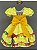 Vestido Festa Junina São João Quadrilha Caipira Xadrez Amarelo - Imagem 2