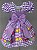 Vestido Festa Junina São João Quadrilha Caipira Xadrez Lilas - Imagem 2