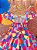 Vestido Festa Junina São João Quadrilha Caipira Xadrez Colorido - Imagem 7