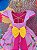 Vestido Festa Junina São João Quadrilha Caipira Xadrez Rosa Laço Amarelo - Imagem 9