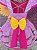 Vestido Festa Junina São João Quadrilha Caipira Xadrez Rosa Laço Amarelo - Imagem 10