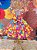 Vestido Festa Junina São João Quadrilha Caipira Xadrez Colorido Floral - Imagem 5