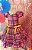 Vestido Festa Junina São João Quadrilha Caipira Xadrez Rosa e Preto - Imagem 8