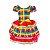 Vestido Festa Junina São João Quadrilha Caipira Xadrez Vermelho - Imagem 1